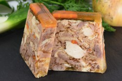 Terrine de poulet citron en gelée Terrine de poulet citron en gelée
