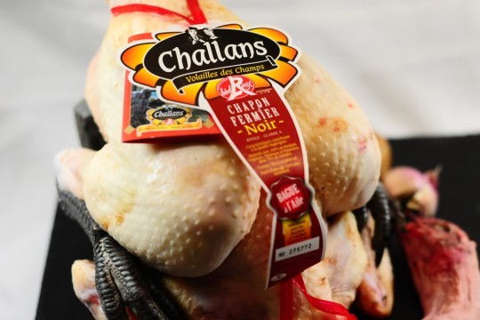 Chapon fermier noir de Challans