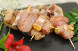 Brochettes de cailles