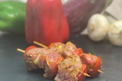 Brochette de sot-l'y-laisse de dinde Garrigue